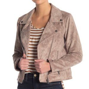 BLANKNYC Denim – Faux Suede Moto Jacket